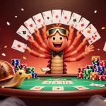 Engage in thrilling MM88 online casino action with vibrant characters and dynamic gameplay elements.