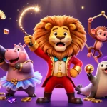Nowgoal enhances betting excitement with rich casino characters and game elements in a colorful illustration.