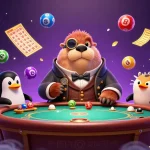 Xgo Earning App showcases a fun underwater poker game with engaging characters and colorful elements.
