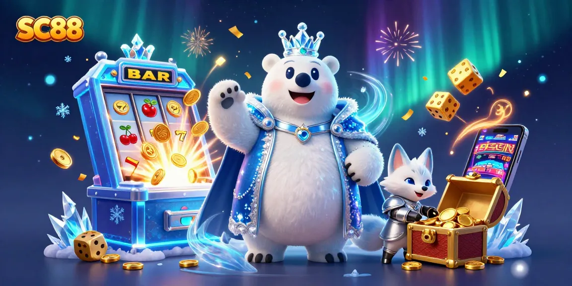 Win big with SC88 as you celebrate a jackpot explosion amid a frozen fantasy world.