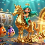 Menghadapi slot jackpot seru dengan putaran slot, berlian, dan kemewahan, dalam suasana bawah laut