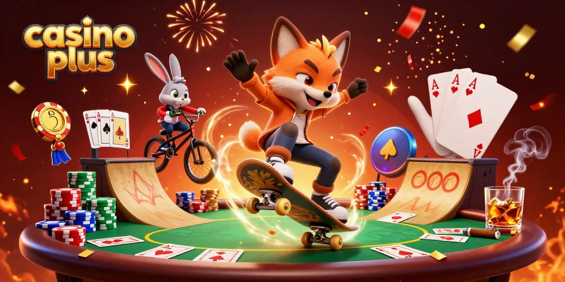 Experience thrilling action at casino plus with vibrant characters and dynamic casino elements.