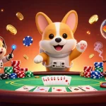 Engage with F8BET's thrilling casino adventure featuring an astronaut corgi in space!