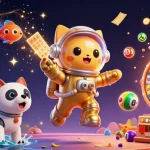 Join the excitement at phjoin with captivating lottery elements and a dynamic space scene.