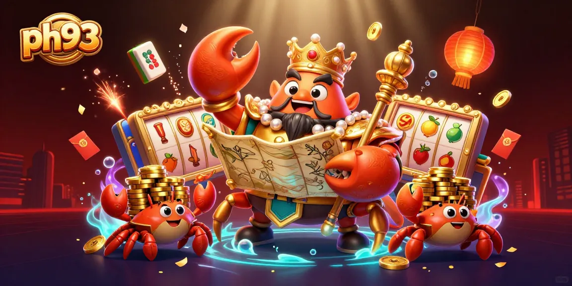 Experience thrilling gaming with ph33 featuring a golden crab emperor and dynamic casino elements