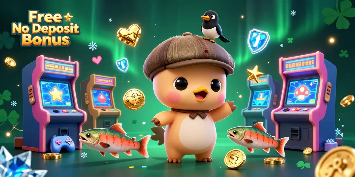 Experience the excitement of the Free No Deposit Bonus with engaging characters and vibrant details.