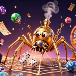 Engage with Go88’s vibrant 3D casino scene featuring steampunk elements and dynamic lottery action.