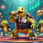 Experience the excitement of F8BET's vibrant casino scene with turtles and winning jackpots.