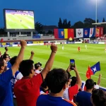 Experience the excitement of live football matches at زيارة موقع كورة with fans cheering and enjoying the game.