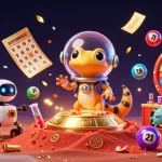 Spin your luck with BTY0991 in this vibrant casino adventure illustration packed with action!