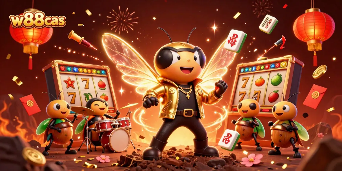 Engage in thrilling gameplay at w88cas with dynamic slot elements and celebratory visuals.