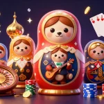 Experience judi bola action with vibrant characters and rich casino elements in a dynamic 3D scene.